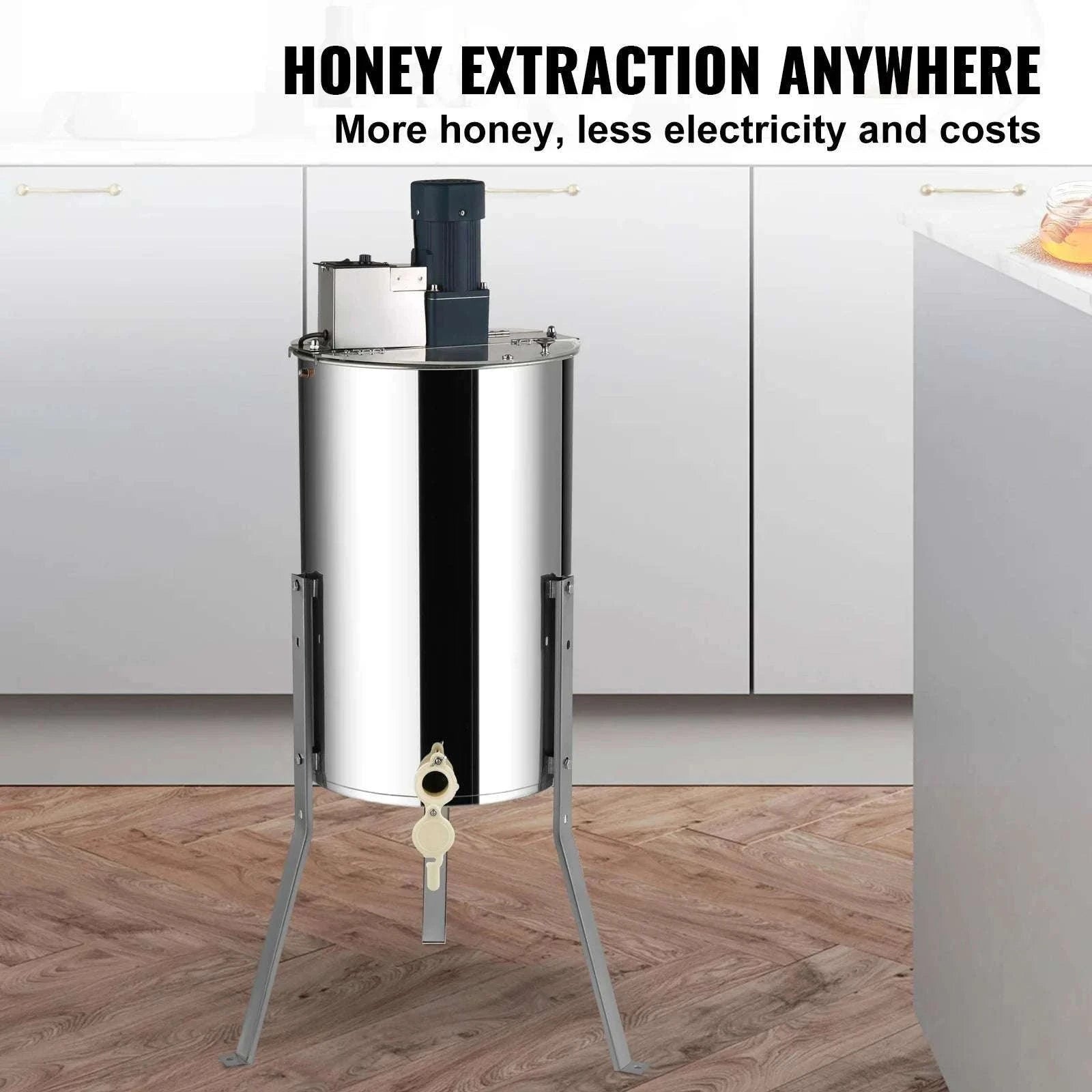 Electric Honey Extractor 2/4 Frame Stainless Steel Beekeeping Spinner-2-4 Frame Electric / GERMANY