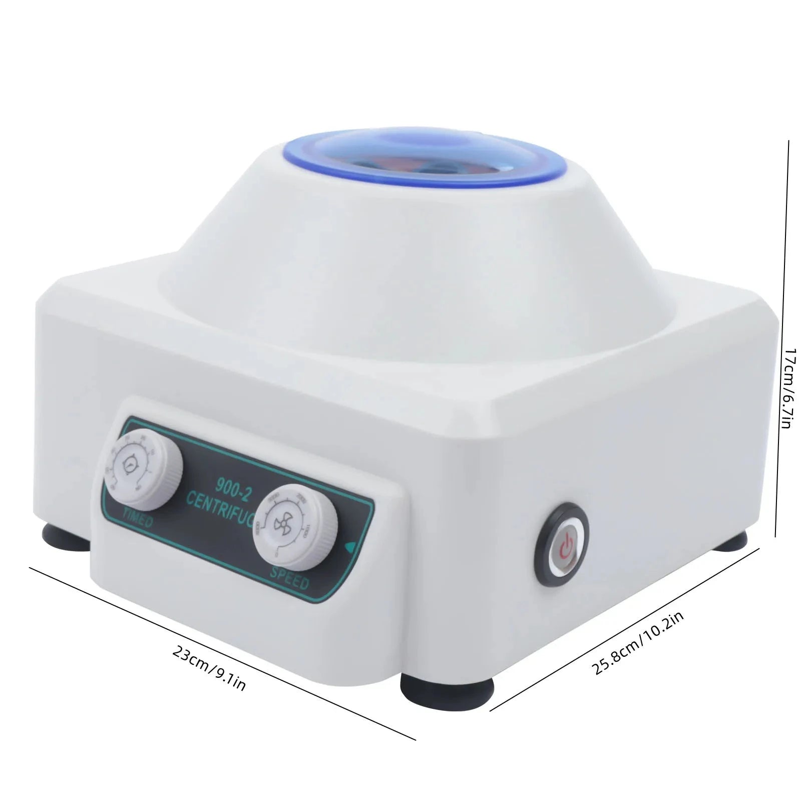 Electric Laboratory Centrifuge 900-2, 6 x 20ml, 4000rpm, Adjustable Timer-WHITE / 110V / United States