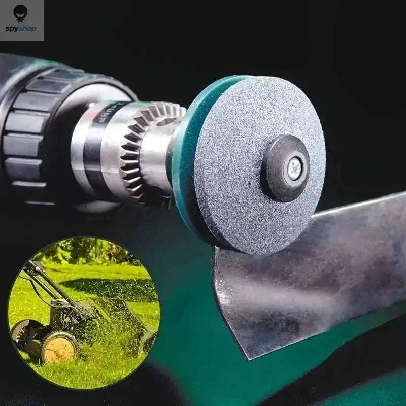 Electric Lawn Mower Sharpener for Clean, Even Blade Edges-Blue