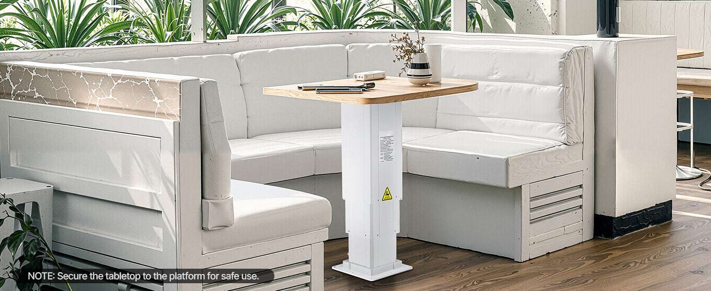 Electric Lifting Column System 176lbs Adjustable 14.2–31.1in-176 lbs / United States