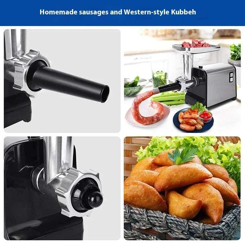 Electric Meat Grinder 800W Stainless Steel Sausage & Food Mincer-Meat grinder veget / EU