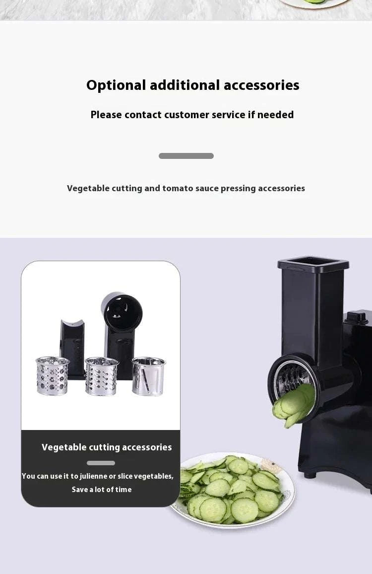 Electric Meat Grinder 800W Stainless Steel Sausage & Food Mincer-Meat grinder veget / EU
