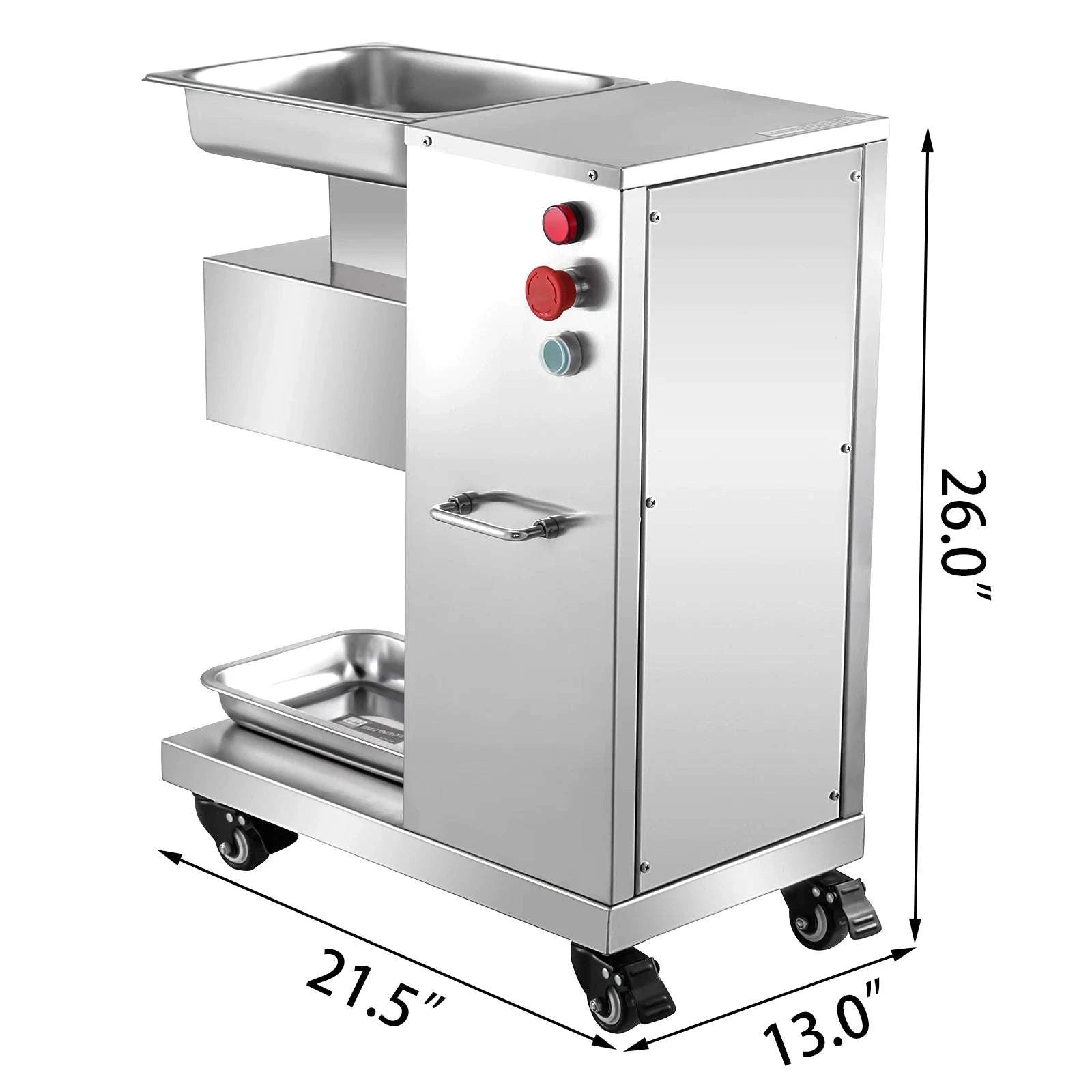 Electric Meat Slicer 750W 3 mm Stainless Steel Cutter-United Kingdom