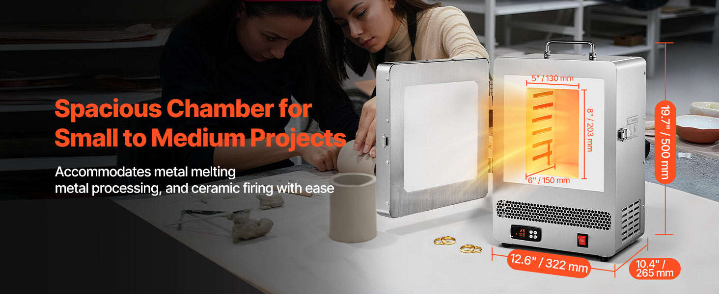 Electric Melting Furnace 1500W/1650W for Casting and Firing-M 1650W / spain