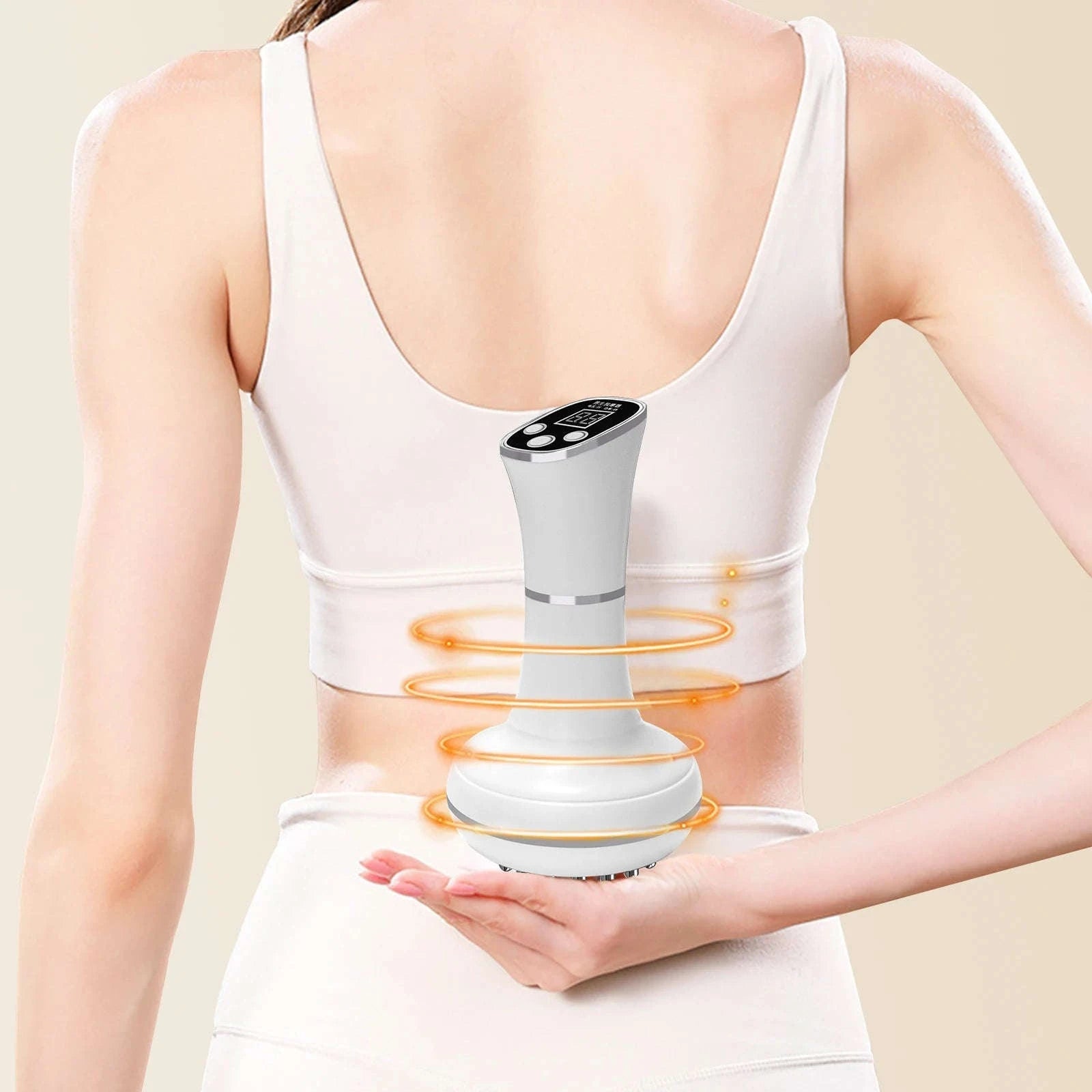 Electric Meridian Massager for Full-Body Relief-WHITE / United States