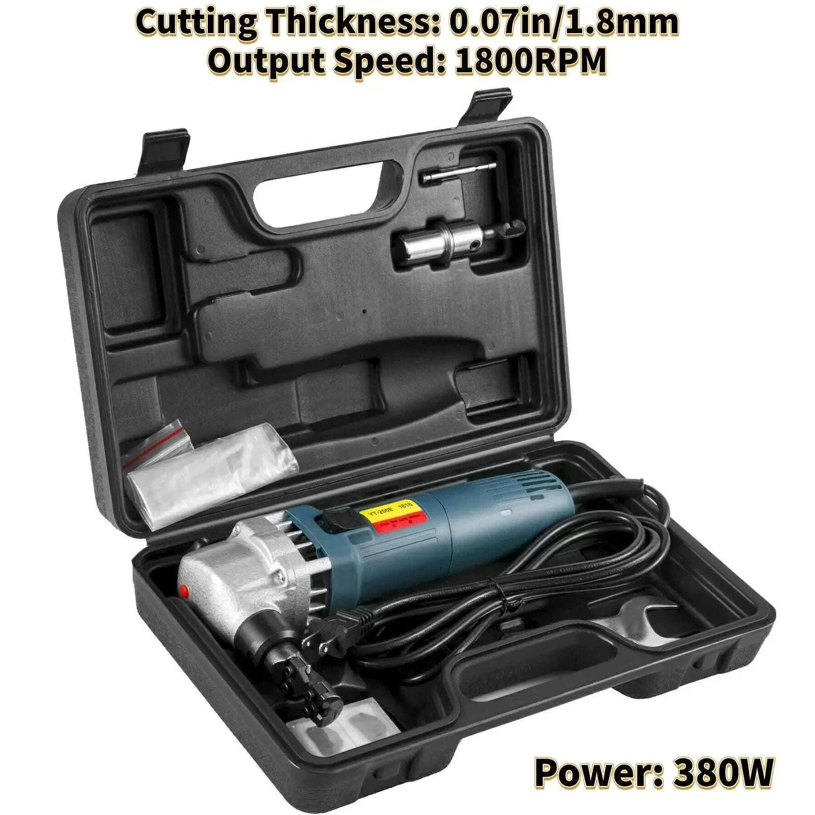 Electric Metal Nibbler Cutter Corded 380W/625W Sheet Metal Shears-625W / france