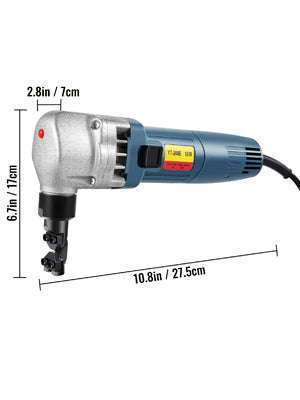 Electric Metal Nibbler Cutter Corded 380W/625W Sheet Metal Shears-625W / france