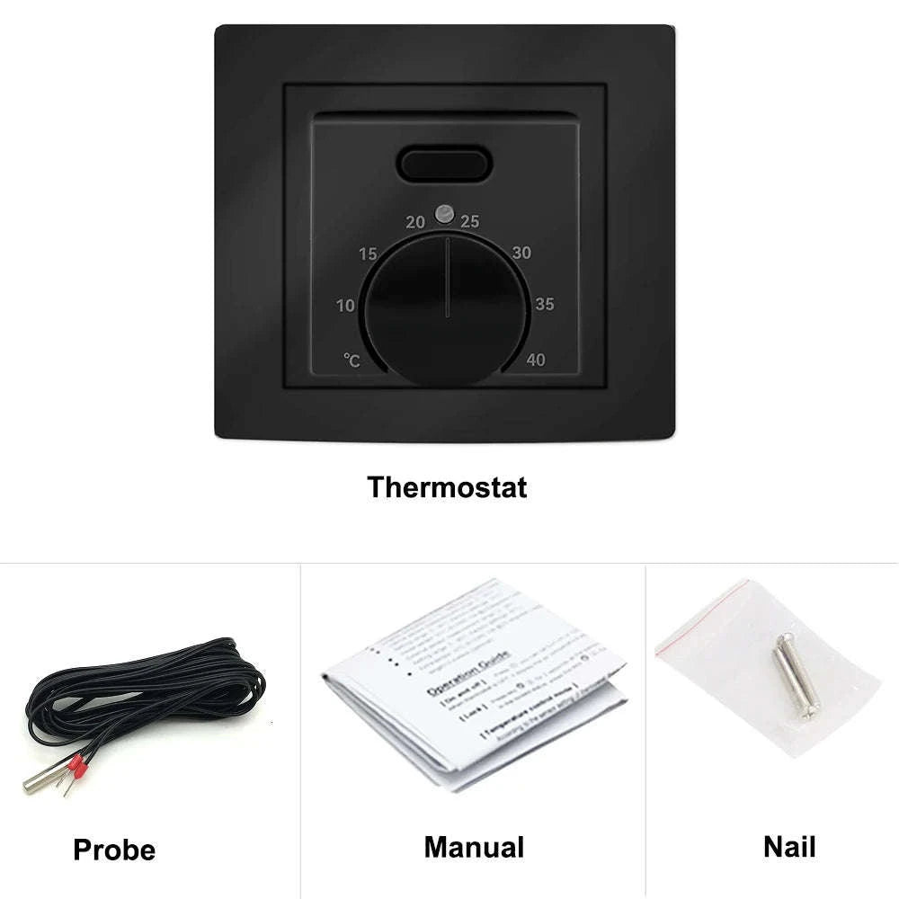 Electric MK05 Room Thermostat for Underfloor Heating-white