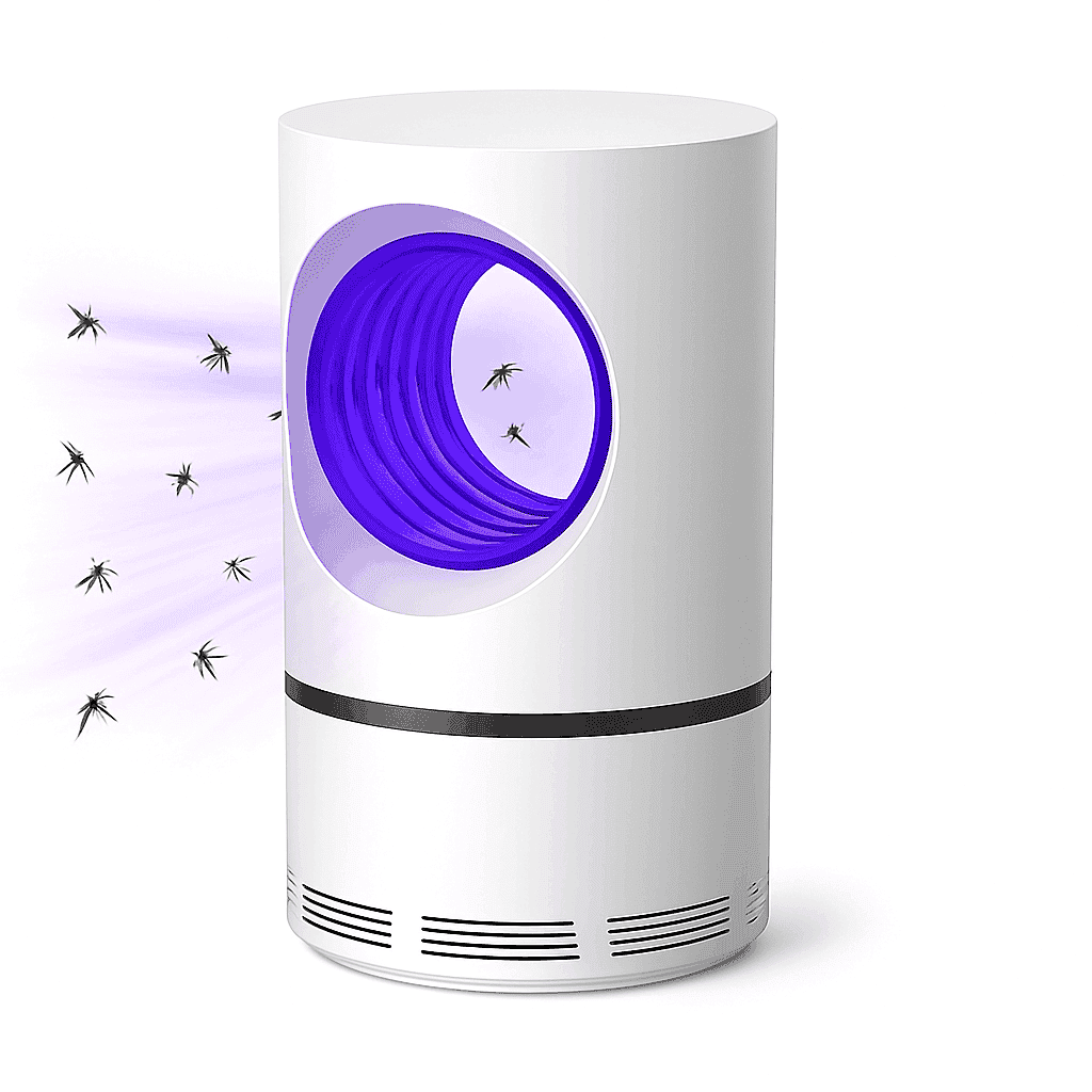 Electric Mosquito Killer Lamp with UV LED and USB Power-black