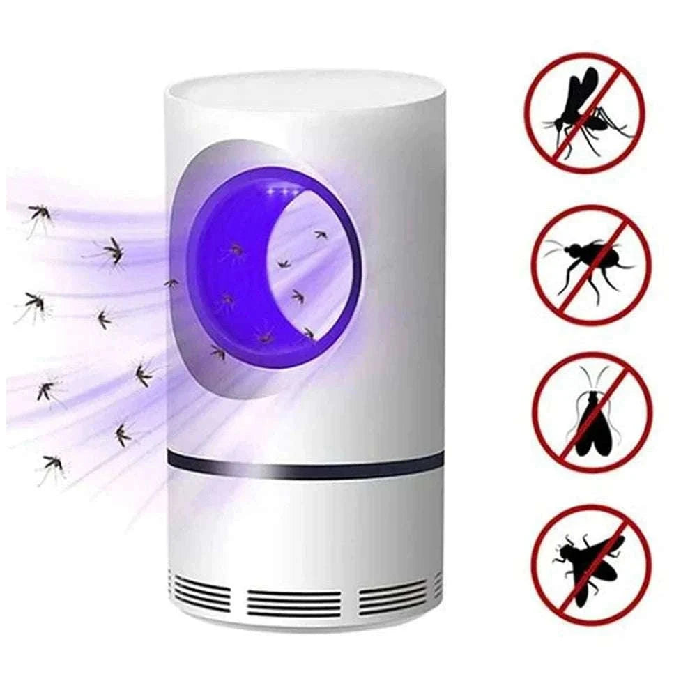 Electric Mosquito Killer Lamp with UV LED and USB Power-black