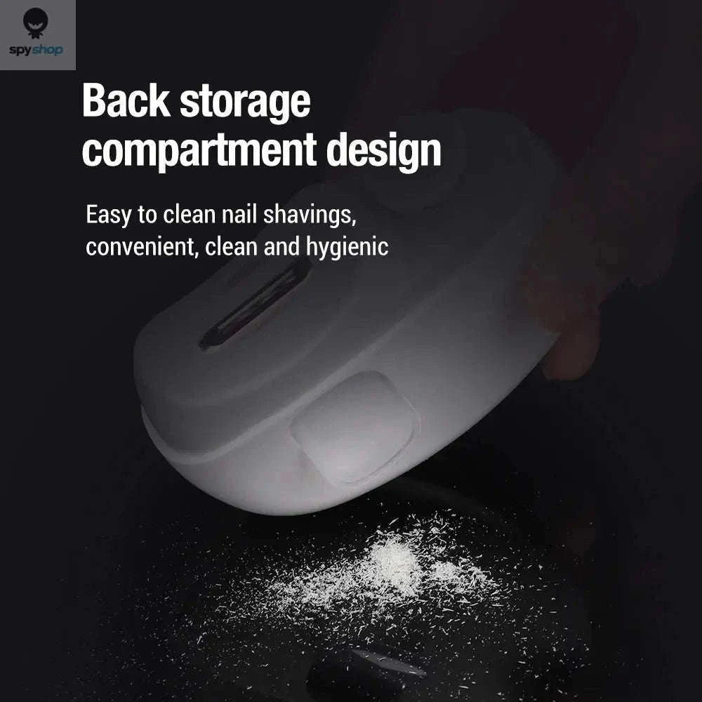 Electric Nail Trimmer & Polisher with LED and Rechargeable Power-Default Title