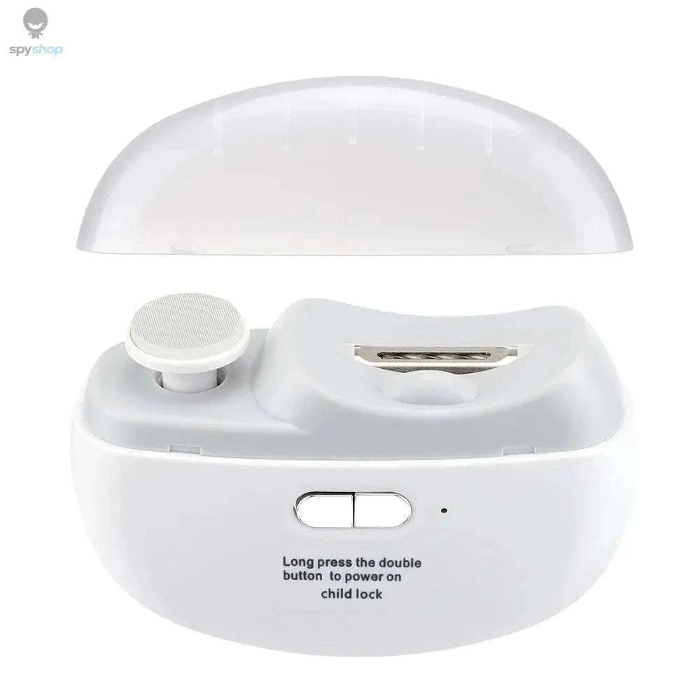 Electric Nail Trimmer & Polisher with LED and Rechargeable Power-Default Title