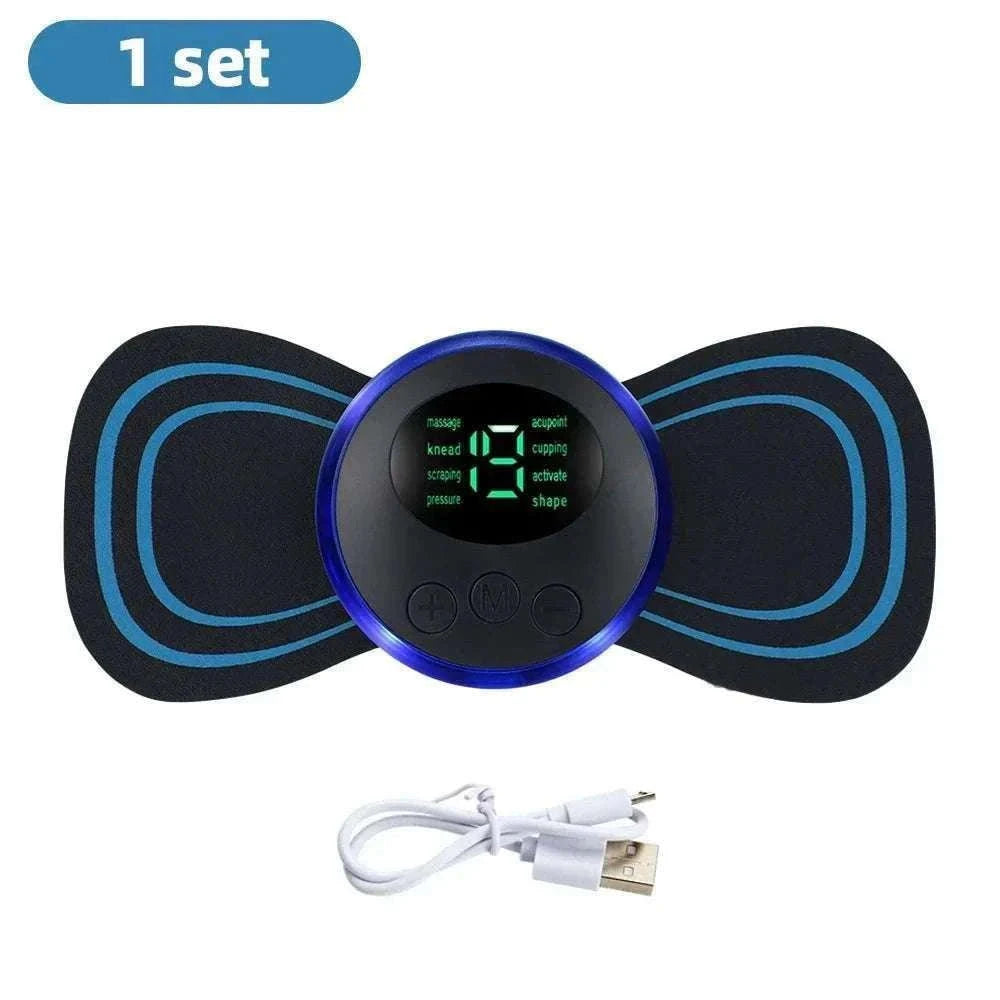Electric Neck Massager EMS Muscle Stimulator for Tension Relief-02 suit