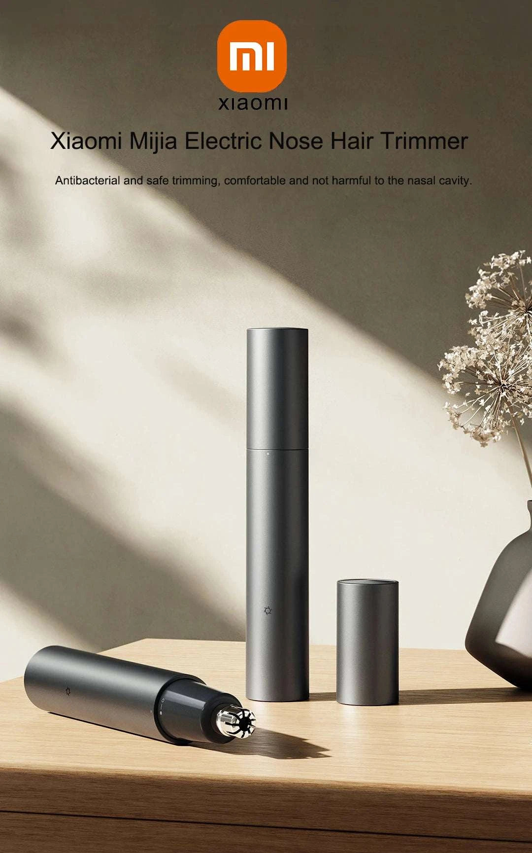 Electric Nose Hair Trimmer Rechargeable Painless Grooming Tool-Mijia nose hair trim / China Mainland