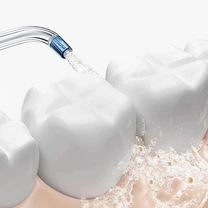 Electric Oral Irrigator with Bubble Pulse Cleaning & 90-Day Battery-Upgraded version
