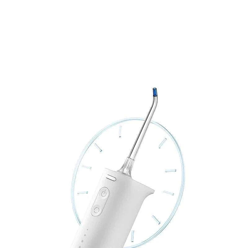 Electric Oral Irrigator with Bubble Pulse Cleaning & 90-Day Battery-Upgraded version
