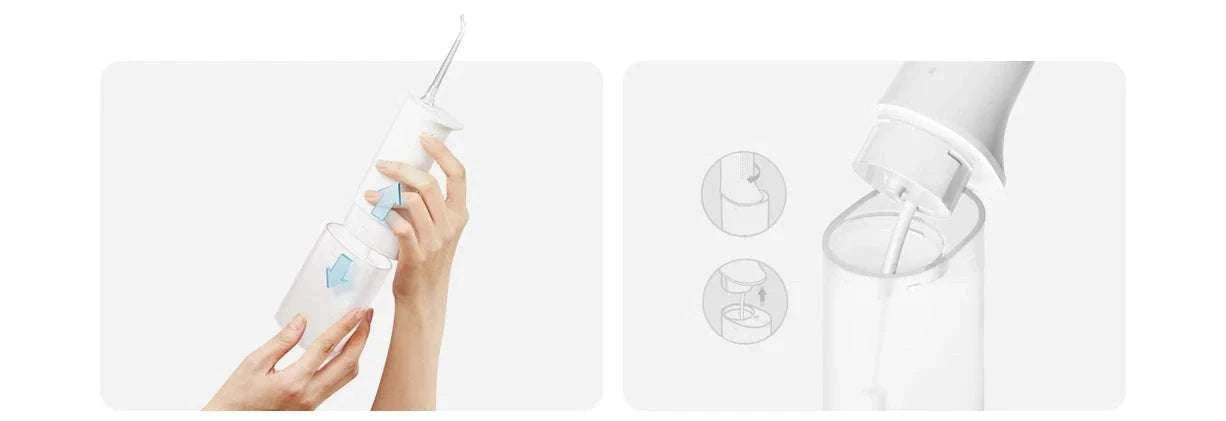 Electric Oral Irrigator with Bubble Pulse Cleaning & 90-Day Battery-Upgraded version