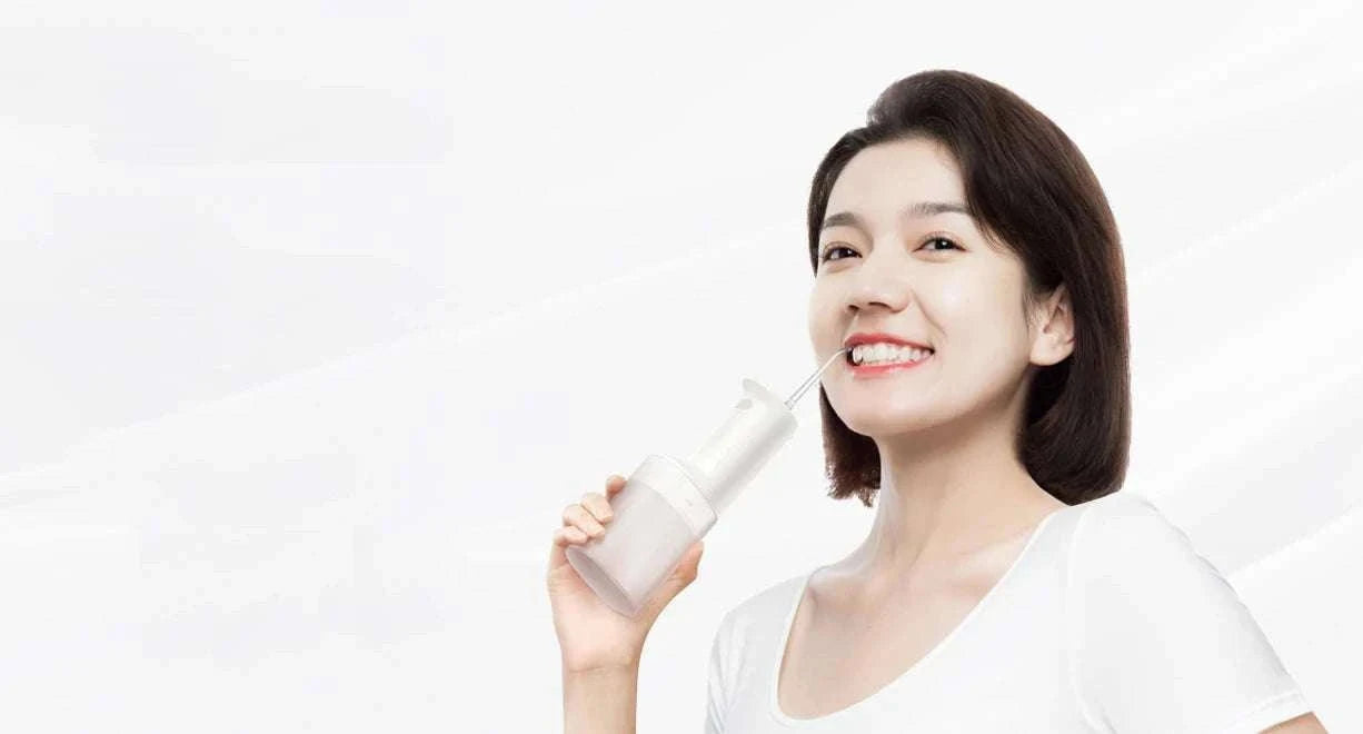 Electric Oral Irrigator with Bubble Pulse Cleaning & 90-Day Battery-Upgraded version