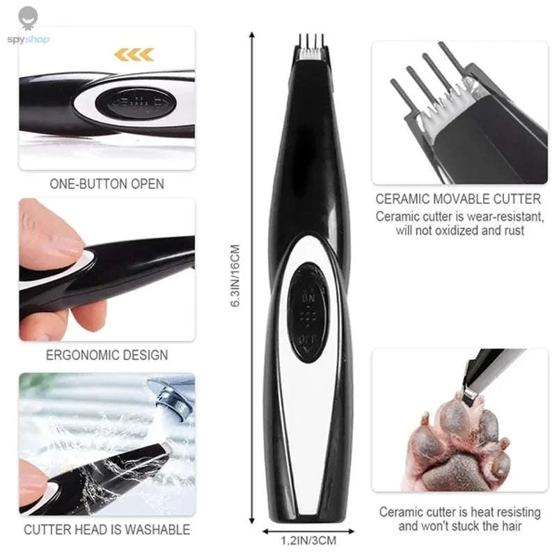 Electric Pet Clipper Grooming Kit – Quiet, Cordless, Precise Trimming-Kit 1 / CHINA