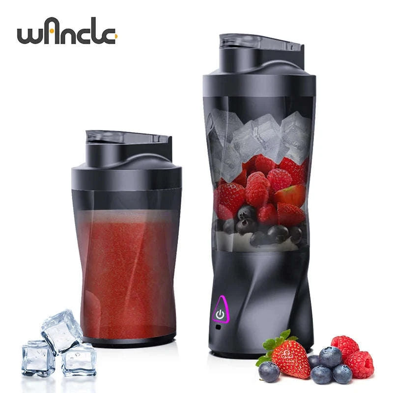 Electric Portable Juicer Blender 700ml USB Rechargeable-HD-10 Black / 11.1