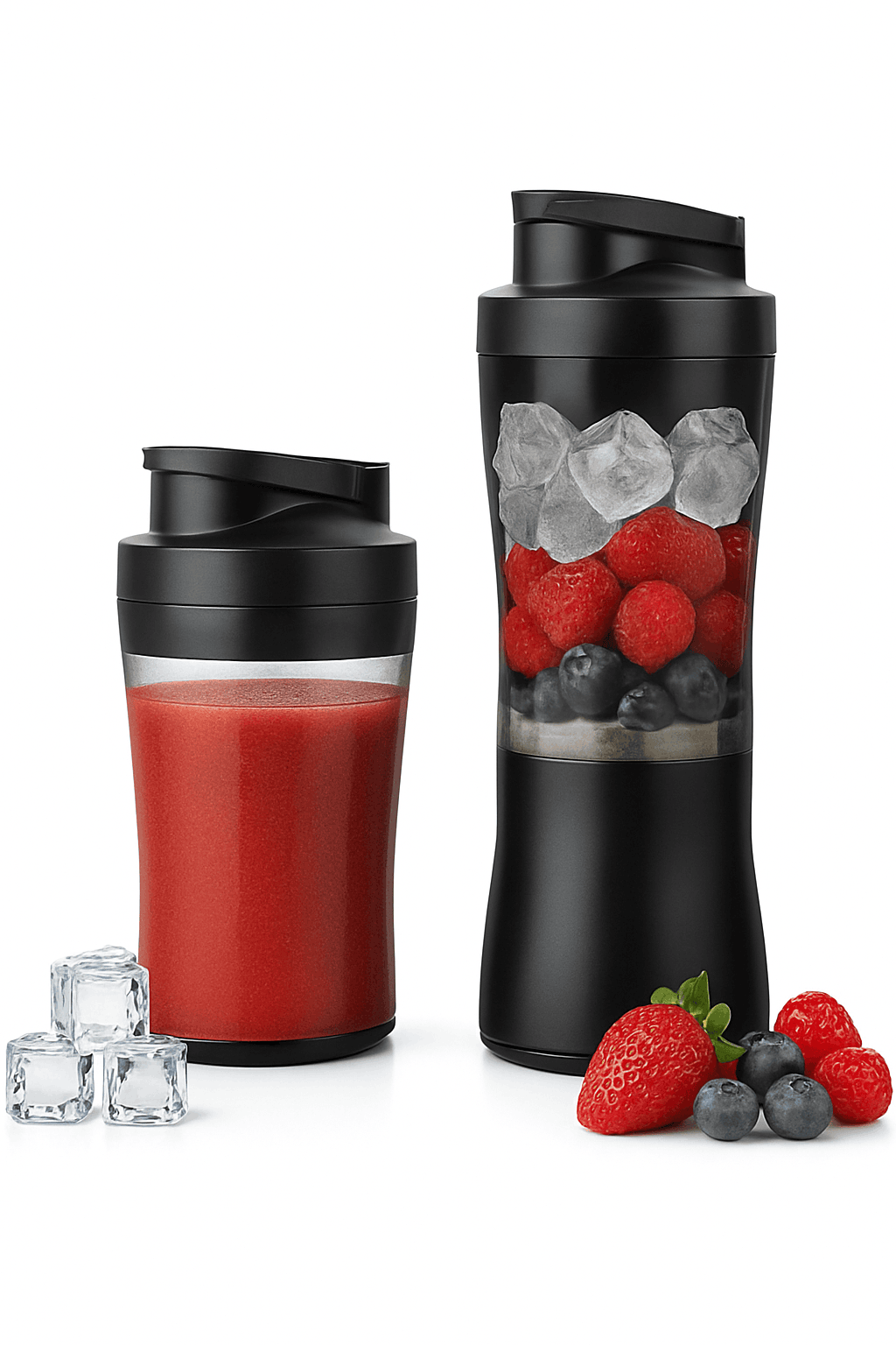 Electric Portable Juicer Blender 700ml USB Rechargeable-HD-10 Black / 11.1