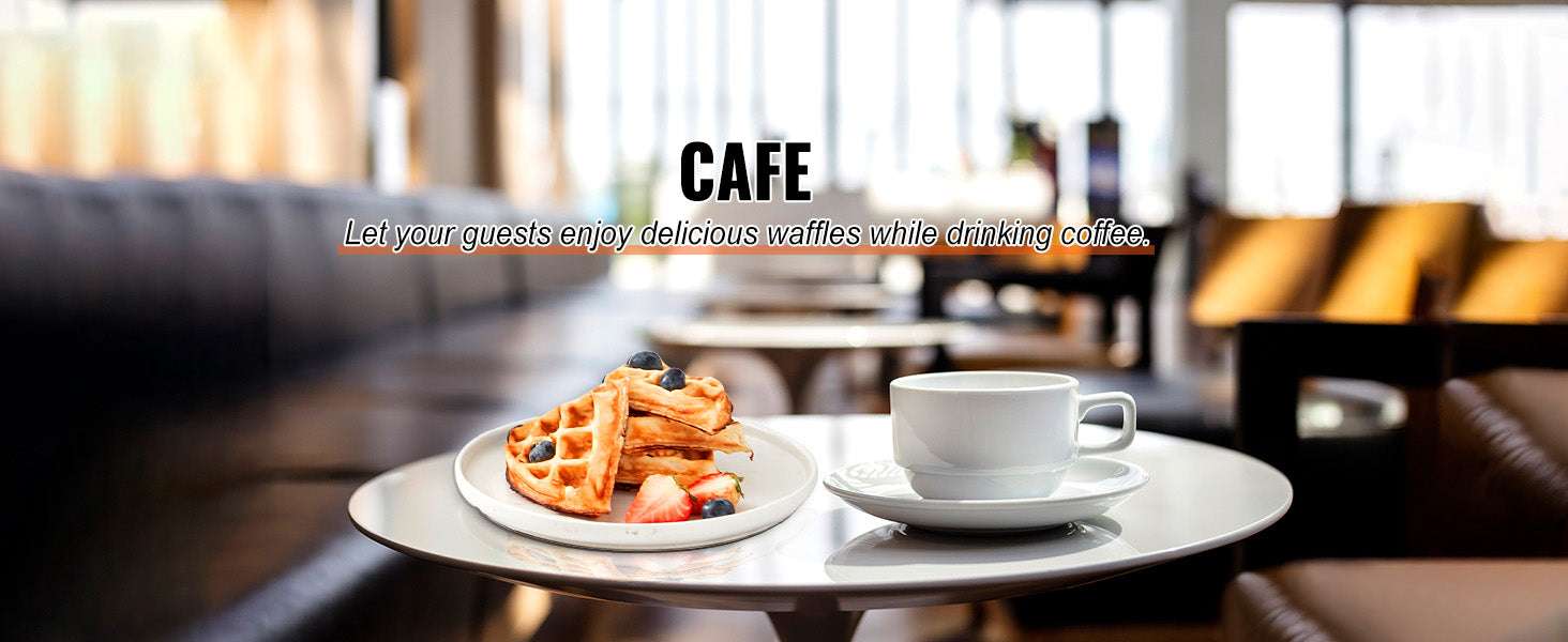 Electric Round Waffle Maker 1300W Non-Stick Stainless Steel Iron-United States