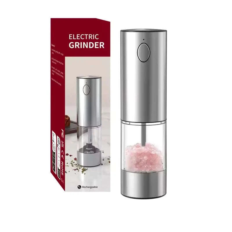 Electric Salt and Pepper Grinder Set with Rechargeable Base-KYMQ-32C-H52