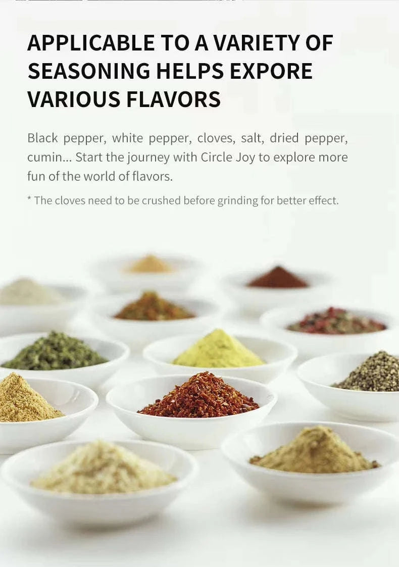 Electric Salt and Pepper Grinder Set with Rechargeable Base-KYMQ-32C-H52