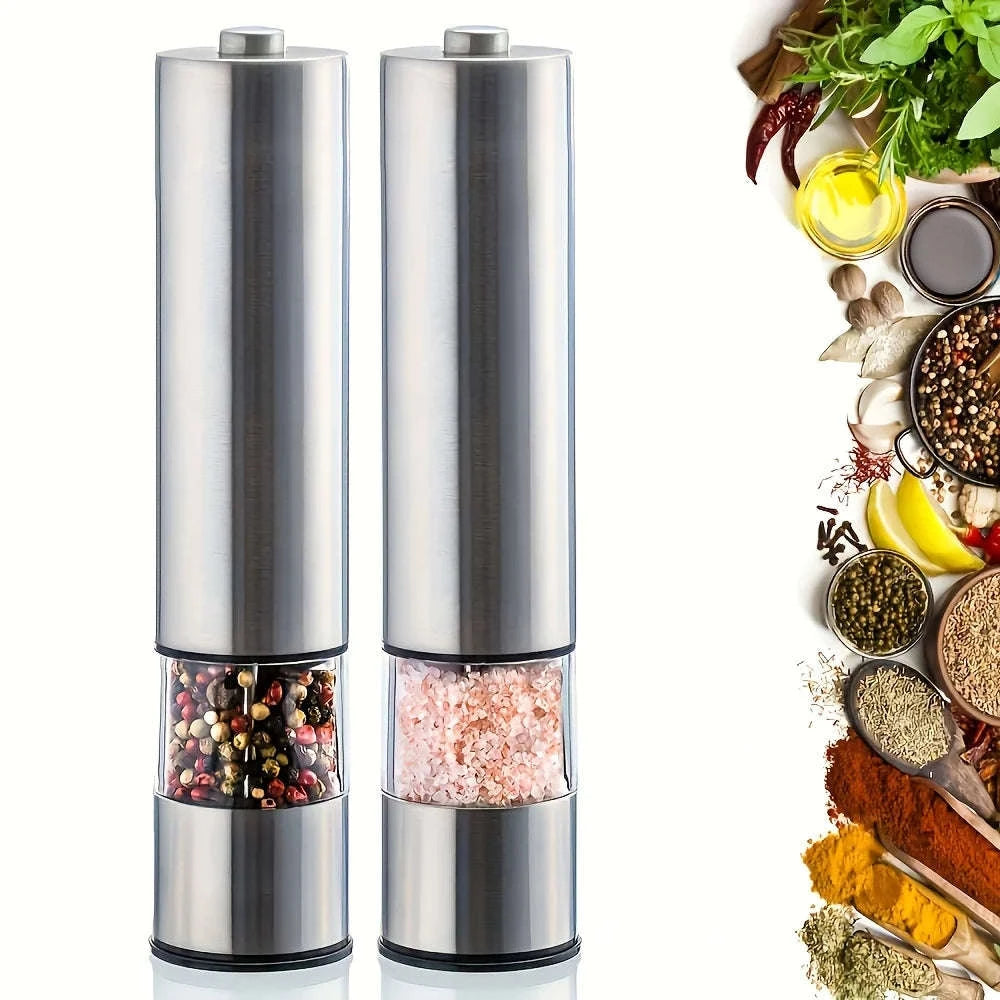 Electric Salt & Pepper Grinder Set-2pcs