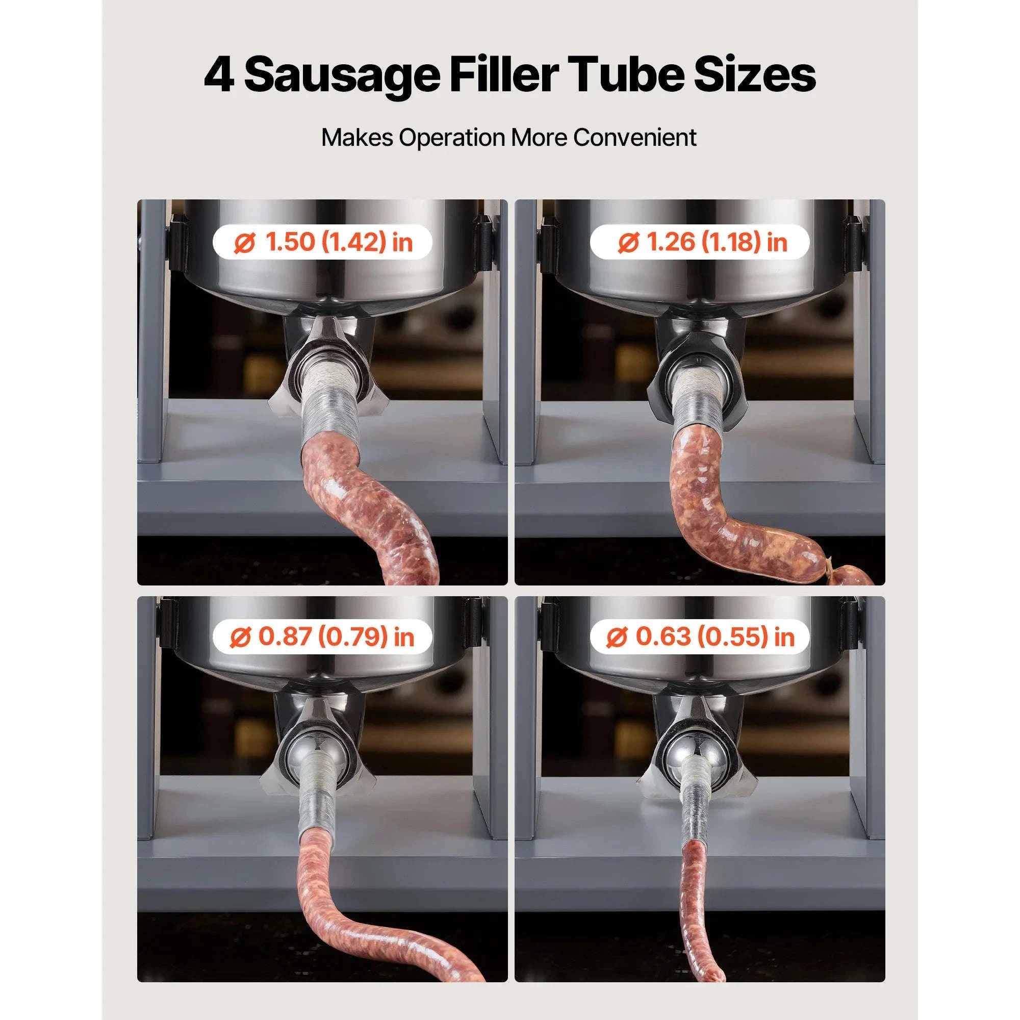 Electric Sausage Stuffer 10L Vertical Meat Filler with 4 Tubes-10L / United States