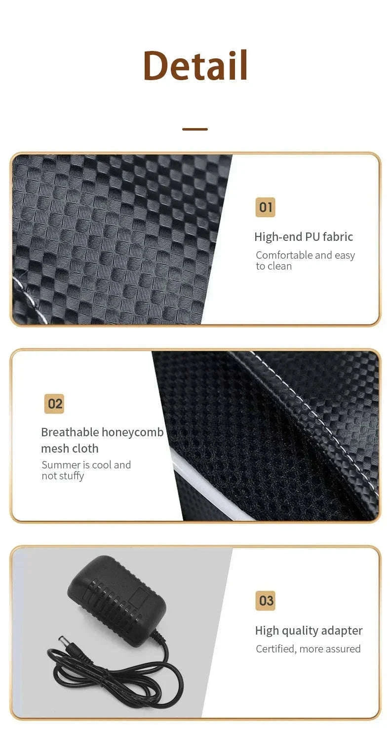 Electric Shiatsu Massage Pillow for Neck, Back and Shoulders-Ordinary model / EU Plug