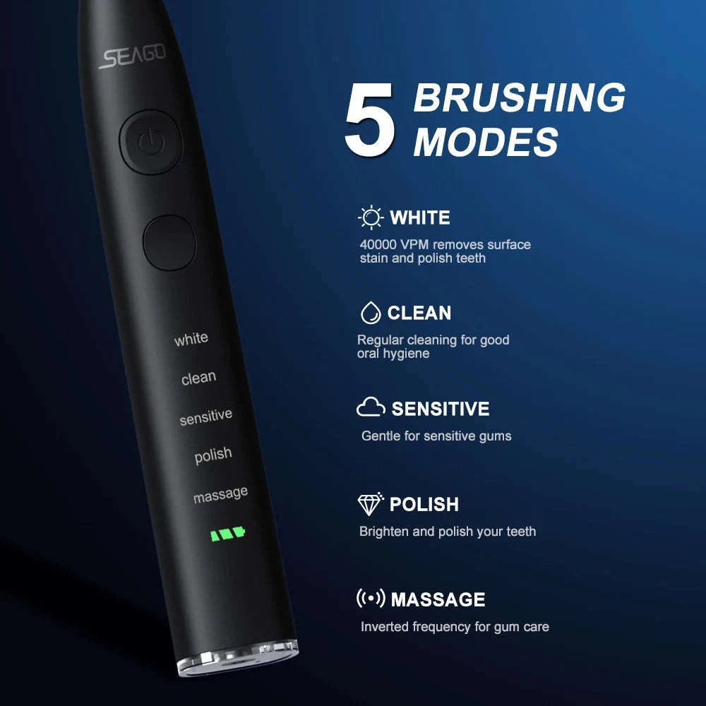 Electric Sonic Toothbrush SG-575-575 Black