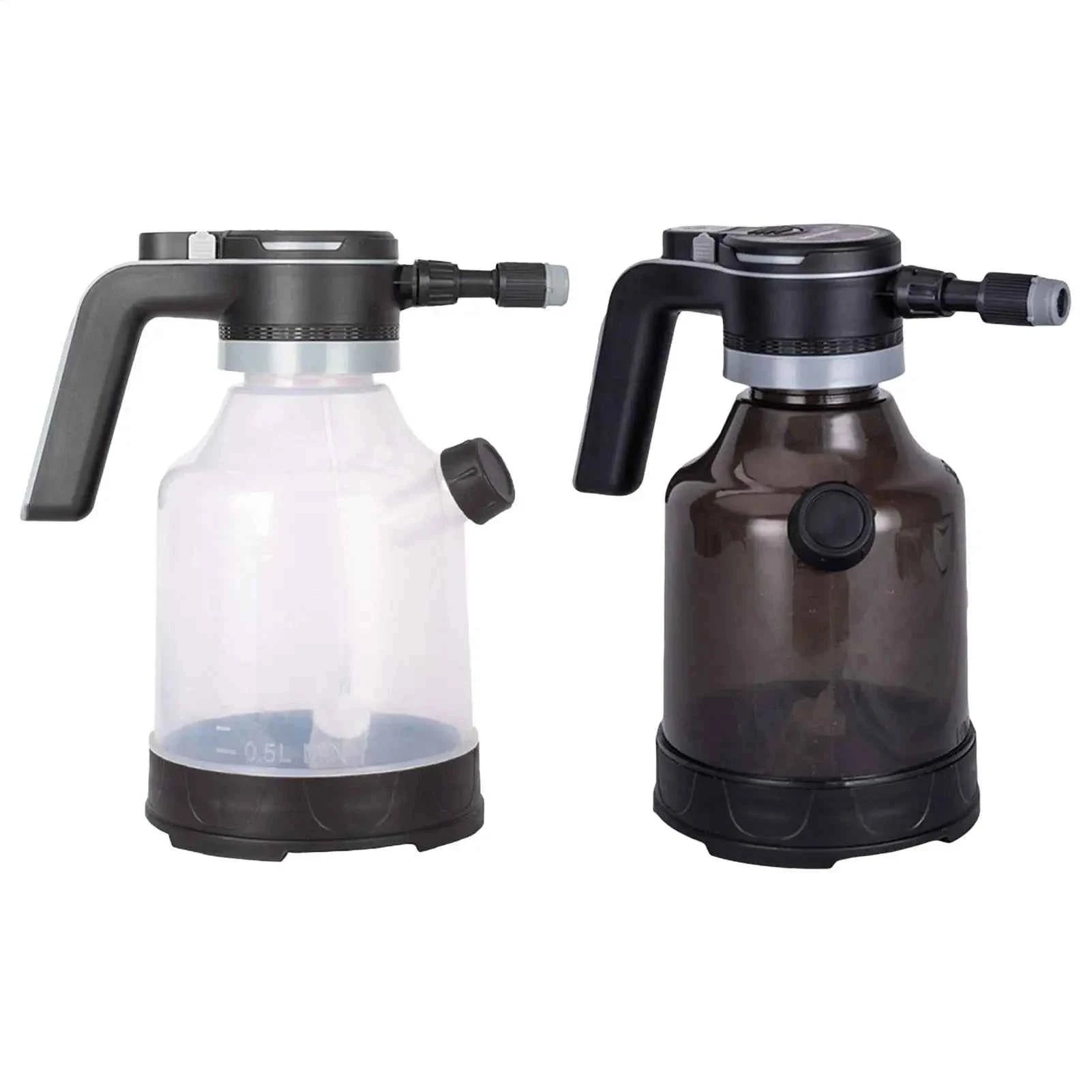 Electric Spray Bottle 3L Cordless Automatic Plant Mister with Adjustable Nozzles-Black