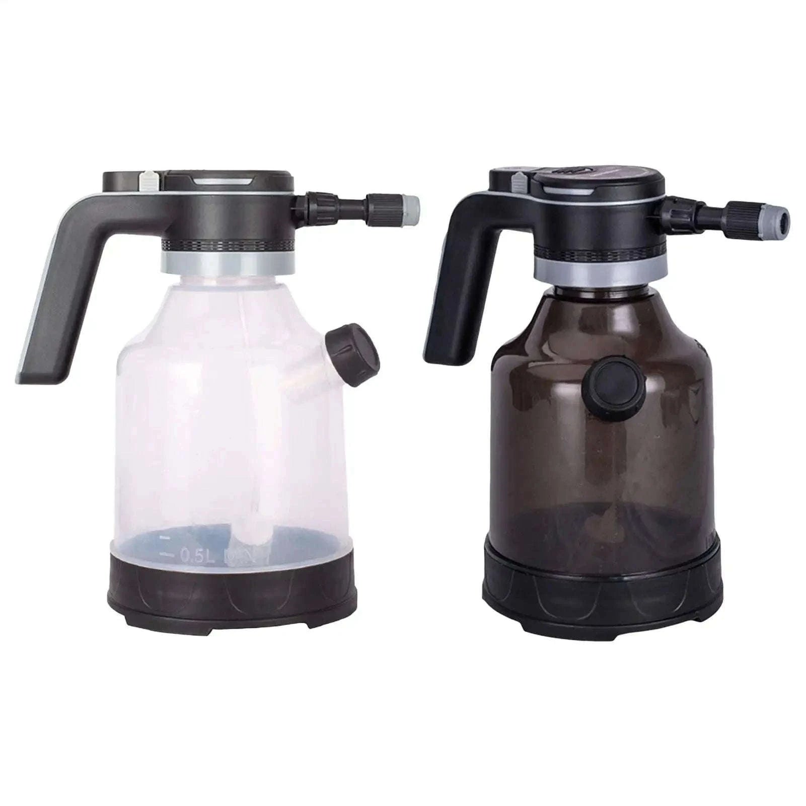 Electric Spray Bottle 3L Cordless Automatic Plant Mister with Adjustable Nozzles-Black