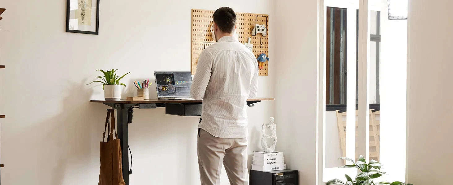 Electric Standing Desk 55x24” Height Adjustable Sit Stand Workstation-black / United States
