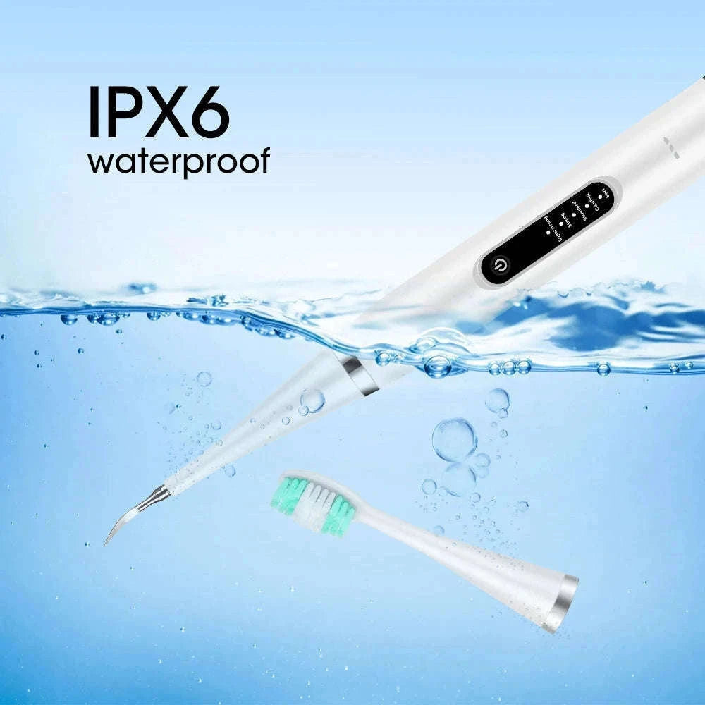 Electric Teeth Cleaner Ultrasonic Dental Scaler for Home Use-black