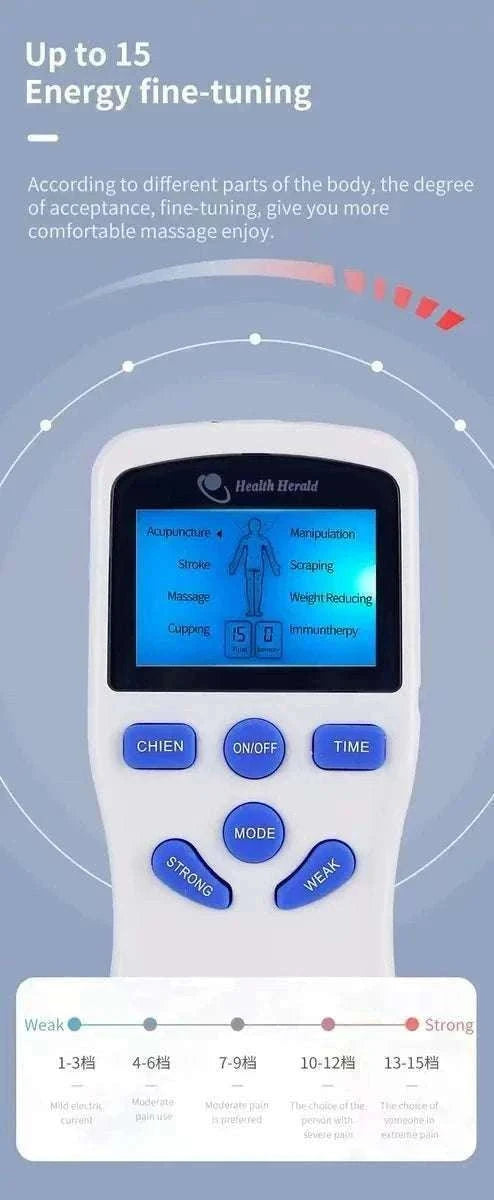 Electric TENS Muscle Stimulator for Targeted Home Relief-US PLUG