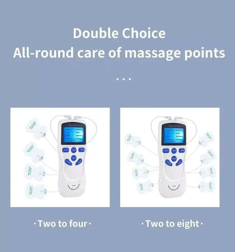 Electric TENS Muscle Stimulator Massager-US PLUG