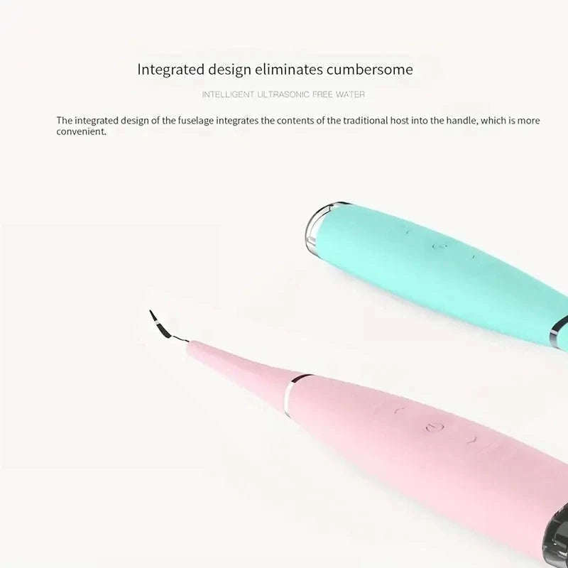 Electric Ultrasonic Teeth Cleaner for Home Use-Turquoise