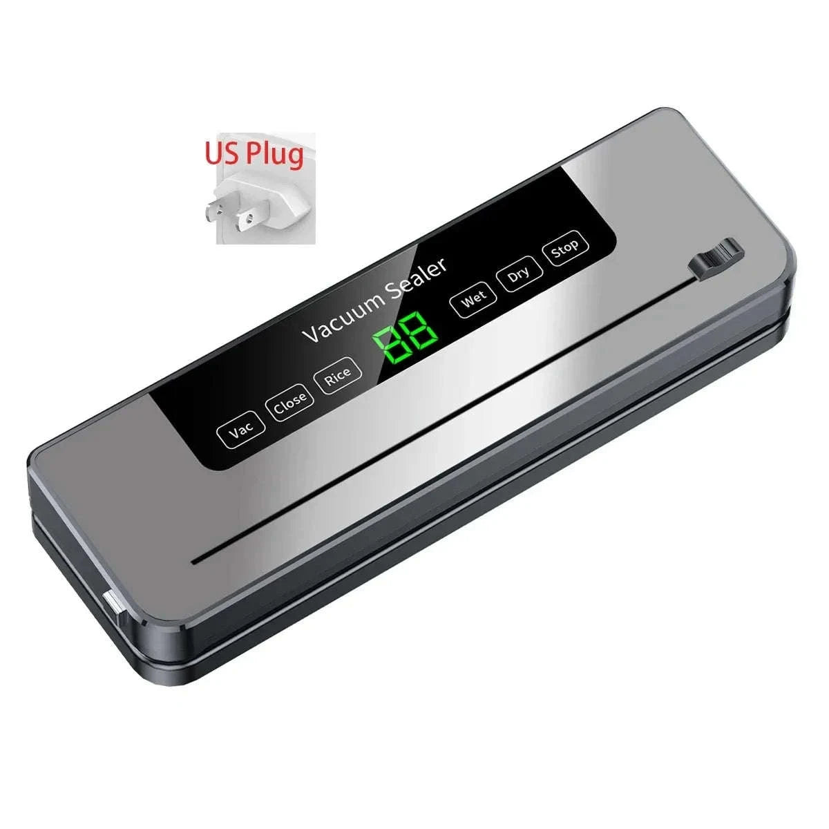 Electric Vacuum Sealer with Touch Control and Built‑In Cutter-EU / China Mainland