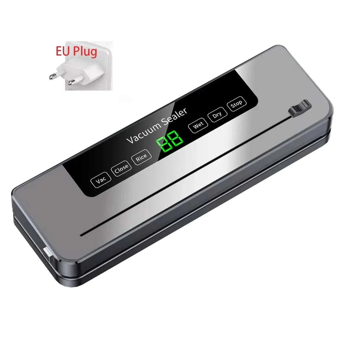 Electric Vacuum Sealer with Touch Control and Built‑In Cutter-EU / China Mainland