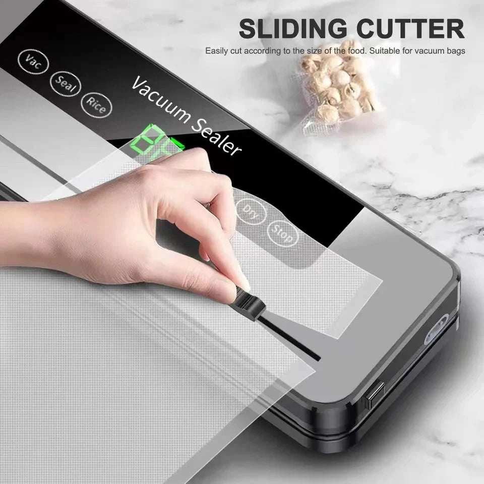 Electric Vacuum Sealer with Touch Control and Built‑In Cutter-EU / China Mainland