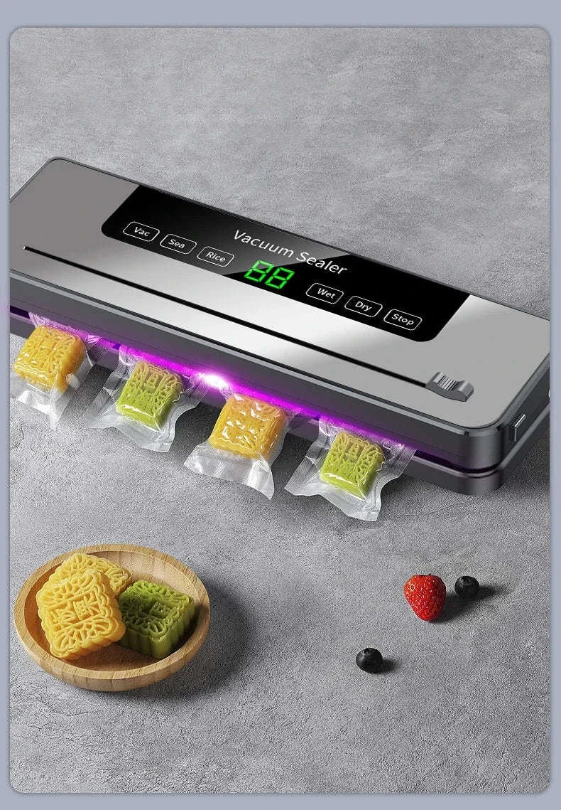 Electric Vacuum Sealer with Touch Control and Built‑In Cutter-EU / China Mainland
