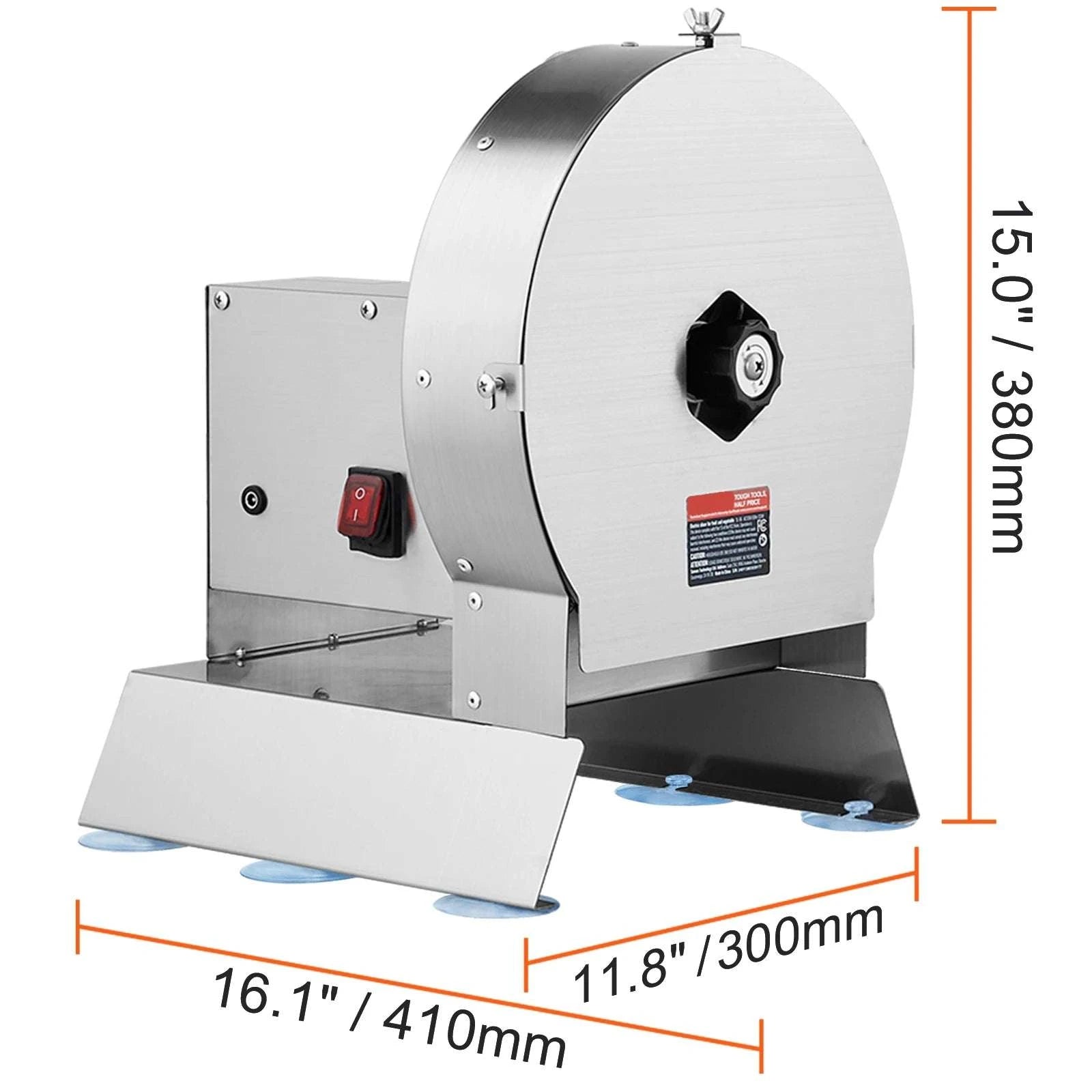 Electric Vegetable Slicer 0–12mm Adjustable Stainless Steel Cutter-110V / United States