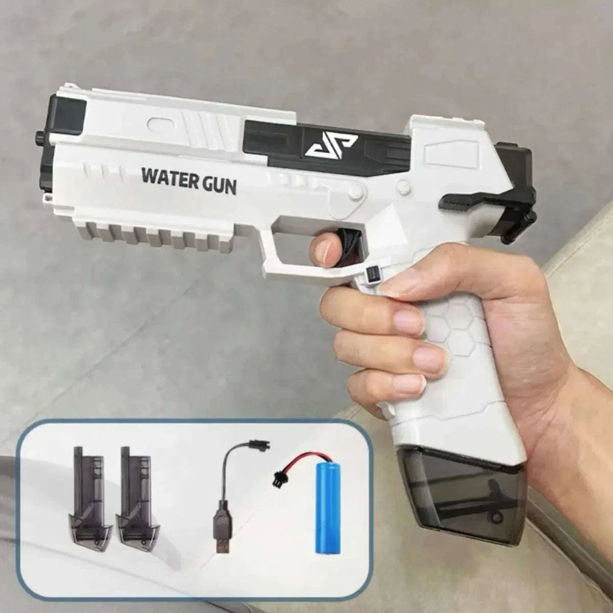 Electric Water Gun with 30FT Range for Kids & Adults-WITH 2 CLIPS / United States