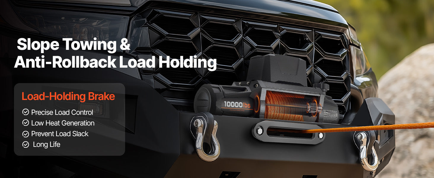 Ηλεκτρικό Τραβηχτικό 12V 10000–13500 lbs με Σχοινί 90 πόδια για Φορτηγό & SUV