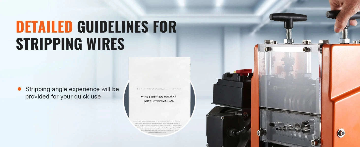 Electric Wire Stripping Machine 60W 1.5-25mm 7 Channels-1.5-25mm 60W / spain