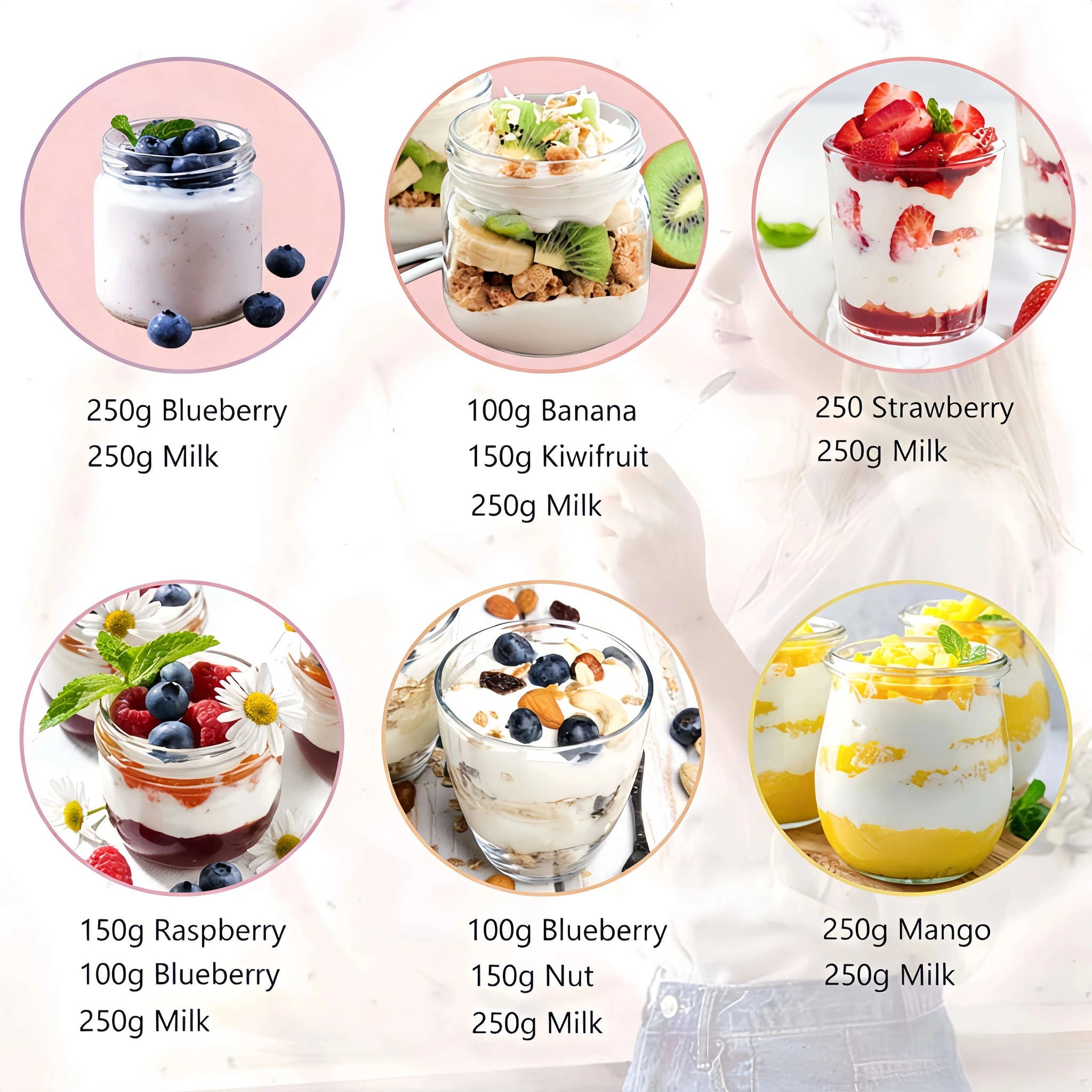 Electric Yogurt Maker Machine, 8 Jars Stainless Steel Yogurt Fermenter with 5 FREE Gifts: Bottle Opener, Egg Separator, Dish Sponge, Cleaning Cloth, Jam Spreader-United States