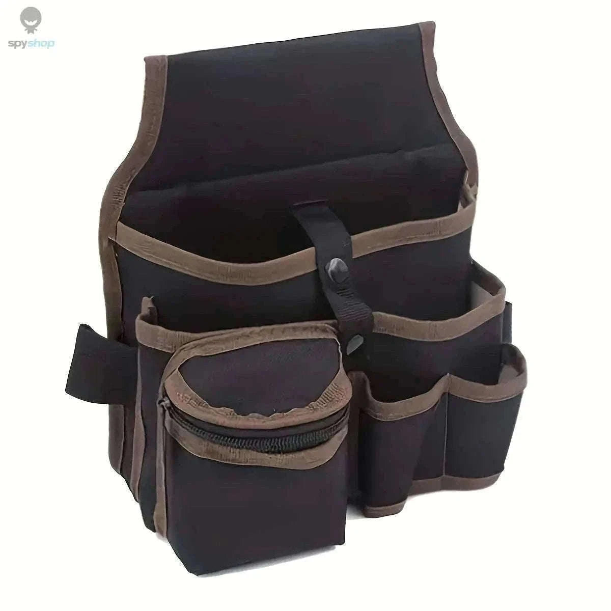 Electrician Tool Bag with Adjustable Waist Belt and Pocket Layout-Red