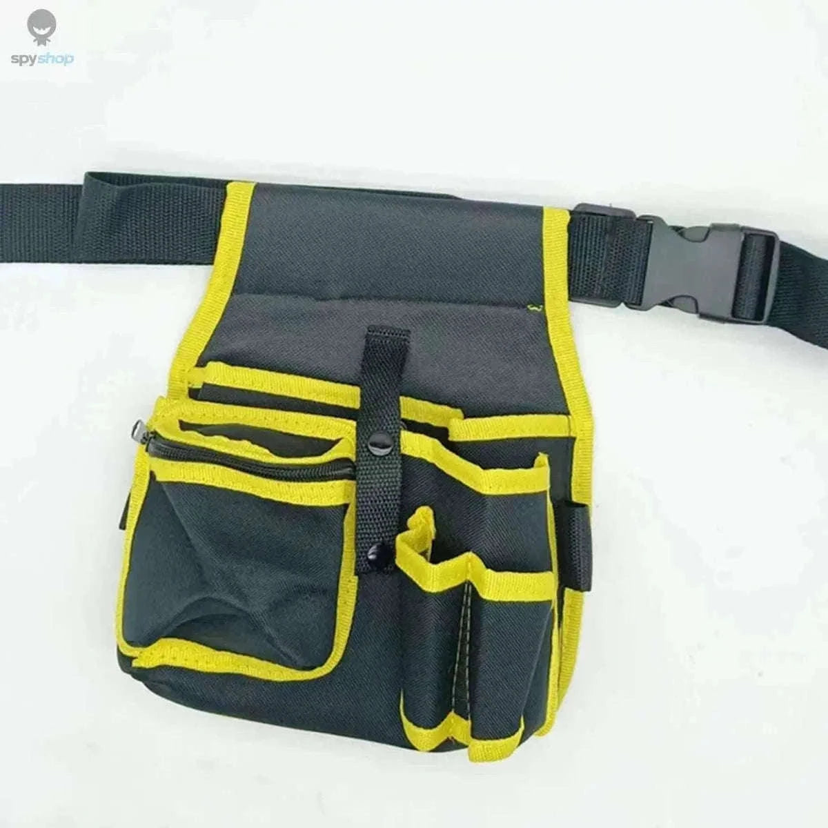 Electrician Tool Bag with Adjustable Waist Belt and Pocket Layout-Red